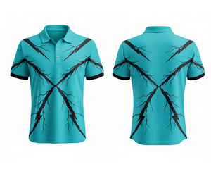 Lightweight Sublimation Polo Jersey for Summer Wear for Men Women Youth Quick-Dry Dry-Fit Active Polo - Product Image 3