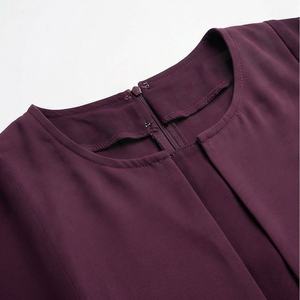 ชุดกิโมโนแบบ OEM ปี 2025 เสื้อคลุมอาบายะ ผ้าโพลีเอสเตอร์เนื้อนุ่ม ยืดหยุ่นสูง หนาขึ้น สำหรับผู้หญิงมุสลิม คอวี แขนยาว เหมาะสำหรับงานปาร์ตี้ รอมฎอน งานแต่งงาน - Product Image 4