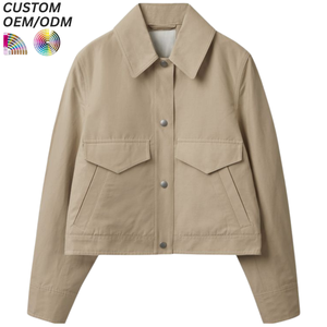 Chaqueta Vaquera Unisex Estilo Urbano Vintage, 100% Algodón, Lavado Claro, Informal, Transpirable, de Secado Rápido, para Invierno/Otoño, Compatible con OEM/ODM - Product Image 3