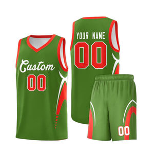 Tenue de basketball personnalisée, ensemble de maillots et shorts de basketball réversibles, maillots et shorts d'équipe par sublimation, ensembles de tenues de basketball - Product Image 4