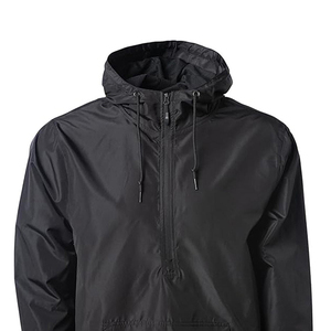 Veste coupe-vent pour homme avec logo personnalisé, imperméable, coupe-vent, écologique, col montant, avec capuche, toutes saisons, coupe classique - Product Image 3
