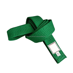 Calidad Premium logotipo personalizado algodón Bjj artes marciales cinturones ligero Taekwondo Karate cinturón de alta calidad - Product Image 1