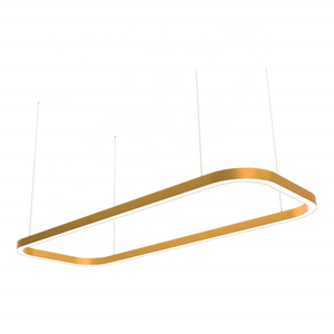 <span class=keywords><strong>Luminaire</strong></span> à <span class=keywords><strong>suspension</strong></span> LED commercial pour plafond de lustre en aluminium rectangulaire de cuisine intérieure; pour salon - Product Image 2