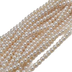 Collier fait main en perles de culture d'eau douce naturelles de 8-9 mm, perles rondes, chaîne de perles, cadeau - Product Image 5