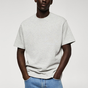 เสื้อยืดผู้ชายคุณภาพสูง ปี 2026 ผ้าคอตตอนถักเนื้อแน่น 240 GSM ทรงเข้ารูป สวมใส่สบายๆ สำหรับกิจกรรมกลางแจ้ง คุณภาพสูง - Product Image 1