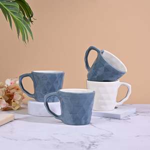 Stormy <b>Slate</b> Blue Ceramic Infusion Cup Set of 6 - Product Image 1