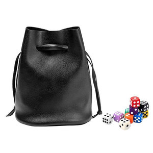 customized leather <b>dice</b> pouch for DND <b>dice</b> games in high class leather in very cheap prices - Product Image 1