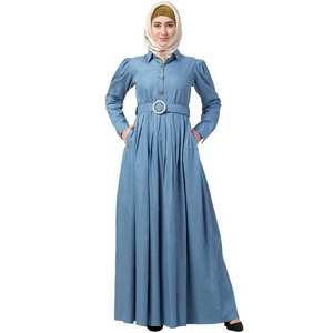 Diseño de Abaya de Lino Ligero y Transpirable, Mejor Precio al por Mayor 2026, Diseño de Abaya de Lino Ideal para Uso Diario - Product Image 1
