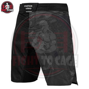 กางเกงชกมวย MMA ยืดหยุ่น สวมใส่สบาย น้ำหนักเบา ราคาขายส่ง ทันสมัย คุณภาพดี พิมพ์ลาย โพลีเอสเตอร์ 100% สำหรับศิลปะการต่อสู้ - Product Image 4