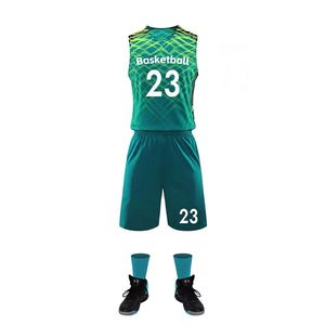 Conjunto de Uniforme de Baloncesto Personalizado con Transferencia Térmica para Adultos, Camisetas Unisex de Talla Grande, Secado Rápido y Transpirable - Product Image 3