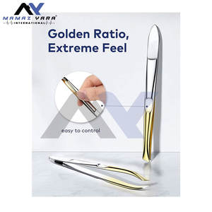 Pinzas Profesionales de Precisión para Cejas, Pinzas de Acero Inoxidable para Mujeres y Hombres, Pinzas Inclinadas para Depilación, Depiladora A-gold - Product Image 5