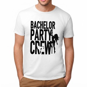 Camisetas Personalizadas para Despedida de Soltero, Impresión DTF, DTG y Serigrafía, Camisetas a Juego para el Equipo del Novio, Ropa al por Mayor, OEM, ODM - Product Image 1