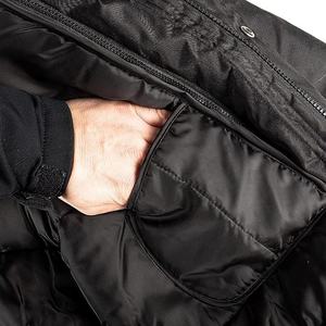 Chaqueta de Invierno para Guardia de Seguridad PRIMEFIELD ENTERPRISES, Chaqueta Bomber Negra de Poliéster con Cuello de Piel, Cierre de Cremallera, Uniforme Unisex - Product Image 5