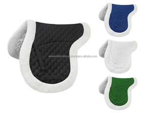 Tapis de selle en maille doublé en fourrure de cheval, toutes couleurs, nouveau modèle de grande qualité, fabriqué en inde - Product Image 6