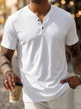 Summer Mens Fashion New Lightweight Breathable Stylish O-Neck Casual Blank Design Silk Screen Mens Leisure Sport <b>T</b>-<b>Shirt</b> - Product Image 2