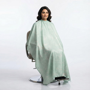 Wholesale Polyester Cotton Waterproof Barber Salon <b>Cape</b> Professional Barber <b>Capes</b> Barber Apron - Product Image 1