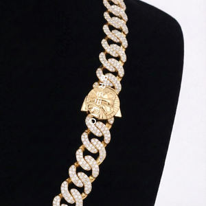 Exclusive Designer Men's <b>925</b> <b>Sterling</b> <b>Silver</b> Hip Hop Cuban <b>Chain</b> Gold Lab Grown Cut VVS Clarity Diamonds High Quality Jewelry - Product Image 4