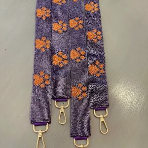 CRYSTAL CRAFT Sangle perlée brodée faite main, personnalisable en couleur et taille, pour sacs fourre-tout de match et sacs à main tendance - Product Image 4