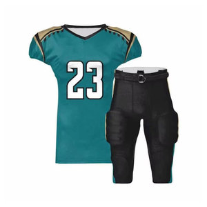Uniforme de Fútbol Americano de Poliéster de Último Modelo, Calidad Superior, Transpirable, de Secado Rápido, Antibacteriano, con Logotipo Personalizado para Adultos - Product Image 2