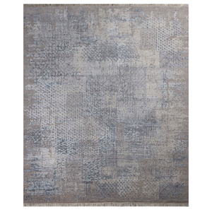 Alfombra de Lana Moderna Hecha a Mano, Personalizada, de Pelo Corto, con Diseños Artísticos Contemporáneos - Product Image 2