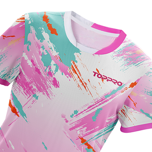 Camiseta Deportiva Transpirable de Poliéster 100% para Mujer, de la Mejor Calidad, Venta al por Mayor de Fábrica - Product Image 2