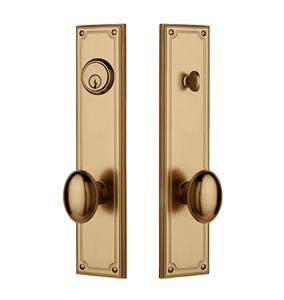 Manija Doble de Acero Inoxidable Dorado para Puerta, Personalizable para Muebles del Hogar, con Herrajes para Puertas de Pasaje y Privacidad - Product Image 1