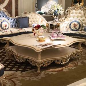 Juego de Sofás de Madera Clásicos de Lujo, Duraderos, Estilo Real, Muebles Tradicionales para Sala de Estar de Apartamento, Estilo Amangiri, Indonesia - Product Image 5