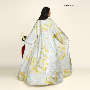 อาบายะห์ผ้าซาตินแจ็คการ์ดคุณภาพพรีเมียม ดีไซน์ทันสมัย สวมใส่สบาย น้ำหนักเบา เหมาะสำหรับใส่ทุกวัน มีจำหน่ายจากอินเดีย - Product Image 5