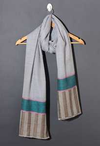 Exquisite Handcrafted <b>Wool</b> Stole Ultra-Soft Lightweight Premium Winter <b>Wrap</b> Elegant Artisanal Pashmina Style - Product Image 3