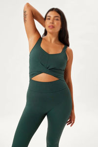 Leggings de Cintura Alta para Mujer, Tela Elástica, Ajuste Cómodo para Gimnasio, Yoga, Correr, Uso Diario y Entrenamiento en Casa - Product Image 3