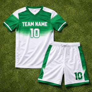 Tenue de football personnalisée pour femmes adultes, écoles, ligues, séchage rapide, respirante, tissu Spandex/Nylon, sublimée, sport - Product Image 3