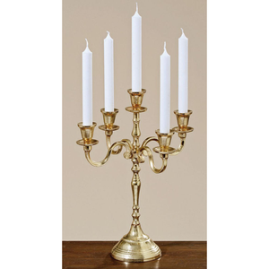 Elegant 5 Arm Golden Candelabra Candle Holder Classic Metal Candlestick Stand for Wedding <b>Party</b> Home <b>Table</b> Decor Candle Holder - Product Image 5