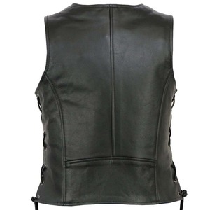 Chaleco de Cuero Vacuno de Lujo para Hombre, Ropa Urbana Premium, Estilo Hip Hop, Sin Mangas, Prenda Exterior de Invierno, Transpirable, Resistente al Viento, con Calefacción - Product Image 2