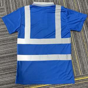 Camiseta de Trabajo de Poliéster OEM de Fábrica, Ligera, de Secado Rápido, Manga Corta, Ropa de Trabajo para Ingenieros, Alta Visibilidad, Reflectante - Product Image 2