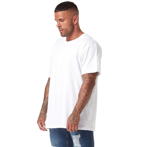 T-shirt oversize pour homme, coton de haute qualité, coupe ample, streetwear, col rond, tee-shirt décontracté, respirant, durable, confortable - Product Image 3