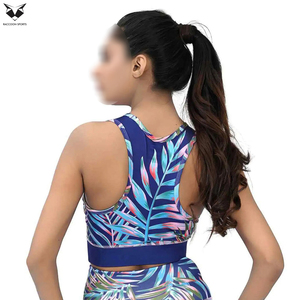 Soutiens-gorge de sport respirants et solides, impression par sublimation, logo personnalisé, haute qualité, séchage rapide, différentes couleurs, soutien-gorge de sport pour femmes - Product Image 4