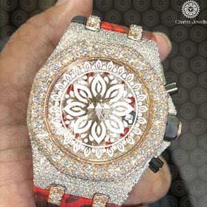 Reloj de Lujo para Hombre Charm, con Bisel de Diamantes de Acero Inoxidable, Movimiento Mecánico Analógico, Caja Cuadrada de 40 mm, Resistente al Agua 10 Bar - Product Image 4