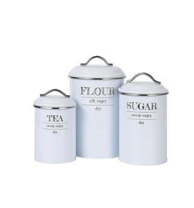 Pot de rangement en métal de qualité supérieure pour cuisine, fabriqué par un fabricant fiable, avec couvercle hermétique pour conserver les aliments secs de manière sûre et hygiénique - Product Image 3