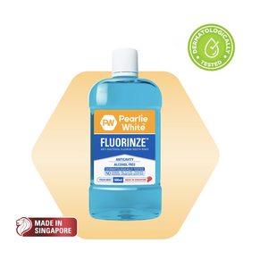 Rince-bouche antibactérien au fluorure Pearlie White Fluorinze 500 ml - Product Image 1