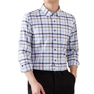 เสื้อเชิ้ตผ้าลูกฟูกแขนยาวสำหรับผู้ชาย, เสื้อผ้าฝ้าย100% ลำลองลำลองนุ่มใส่สบายปกติมีกระเป๋า - Product Image 5