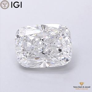 Diamant de laboratoire CVD de qualité supérieure, 1,50 carat, taille coussin, couleur D, clarté VVS2, avec certificat IGI, pour bague de mariage personnalisée - Product Image 1