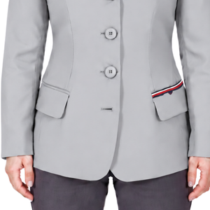 Light Gray Equestrian <b>Jacket</b> for <b>Women</b> Slim Fit Riding Blazer Professional Horse Riding Competition Coat Customized Wholesale - Product Image 5
