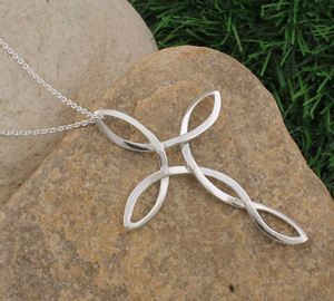 925 Sterling Silver Vintage Platinum Plated Pendant for Unisex Geometric Silver <b>Charm</b> Wholesale Jewelry Necklace - Product Image 6