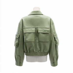 Veste en cuir de style Genz de haute qualité, très élégante et cool - Product Image 4