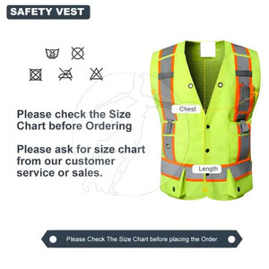Premium Quality Custom Made Safety Vest Working <b>Clothing</b> Safety Vest Online Sale Safety Vest - Product Image 5
