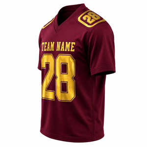 Nouveaux maillots de football américain 2025 2026, uniformes de football cousus, vente en gros, logo personnalisé, nom, numéro, maillot de sport III - Product Image 2