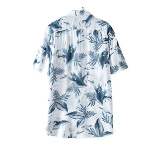 Custom Green Yellow and <b>White</b> Camo <b>Short</b> <b>Sleeve</b> Button Up <b>Shirt</b> Men Casual Printed Summer Wear - Product Image 3