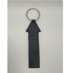 Llavero de Cuero Genuino de Alta Calidad con Forma de Casa, Venta al por Mayor, Llaveros Personalizados con Flecos, Colgante de Regalo, Amuleto de Moda, Novedad - Product Image 1