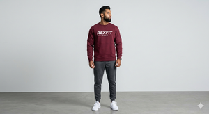 Sudadera de Invierno de Alta Calidad para Hombre, Cuello Redondo, Corte Ajustado, Tela Suave, Manga Larga - Product Image 6