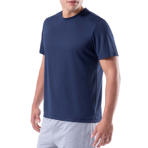 T-shirts pour hommes à manches courtes en tricot uni, col roulé, design personnalisé, nouveau logo - Product Image 2